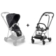 Cybex Mios Dream Grey Simply Flowers +  Chrome Black Frame Sporta rati