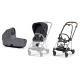 Cybex Mios Dream Grey Simply Flowers + Chrome Brown Frame Bērnu Ratiņi 2in1