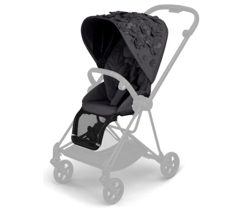 Cybex Mios Dream Grey Simply Flowers Pastaigu Bloks