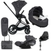 Cybex Mios Dream Grey Simply Flowers Pastaigu Bloks