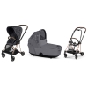 Cybex Mios Dream Grey Simply Flowers + Rose gold Frame Bērnu Ratiņi 2in1