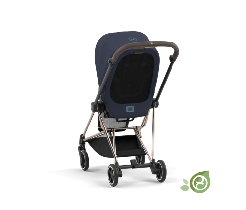 Cybex Mios Eco Dark Navy + Chrome Black Frame Bērnu Ratiņi 2in1