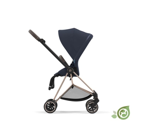 Cybex Mios Eco Dark Navy + Chrome Black Frame Bērnu Ratiņi 2in1