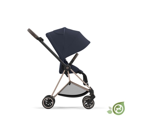 Cybex Mios Eco Dark Navy + Chrome Black Frame Bērnu Ratiņi 2in1