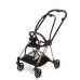 Cybex Mios Eco Onyx Black + Rose gold Frame Bērnu Ratiņi 2in1