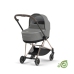 Cybex Mios Eco Pearl Grey + Chrome Brown Frame Bērnu Ratiņi 2in1