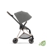 Cybex Mios Eco Pearl Grey + Chrome Brown Frame Bērnu Ratiņi 2in1