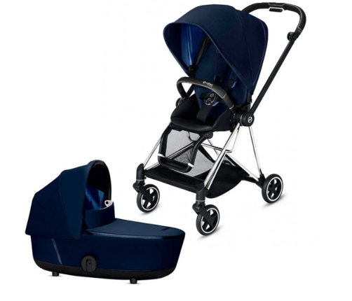 Cybex Mios Indigo Blue + Chrome Black Frame Детская Коляска 2in1