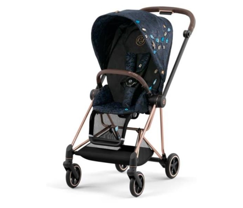 Cybex Mios Jewels of Nature + Chrome Black Frame Bērnu Ratiņi 2in1