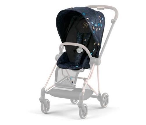 Cybex Mios Jewels of Nature + Chrome Black Frame Bērnu Ratiņi 2in1