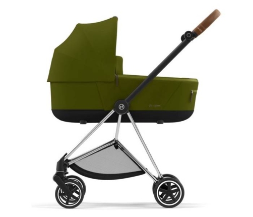 Cybex Mios Khaki Green + Chrome Brown Frame Bērnu Ratiņi 2in1