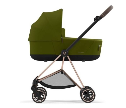 Cybex Mios Khaki Green + Rose gold Frame Bērnu Ratiņi 2in1