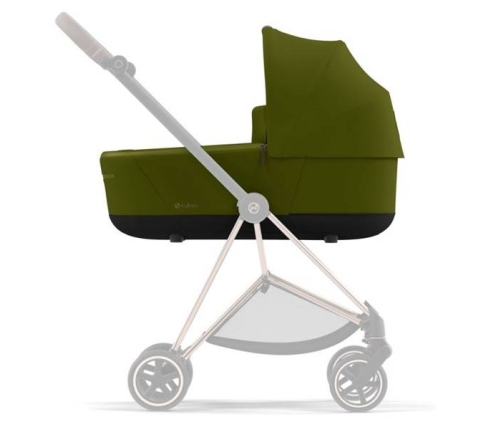 Cybex Mios Khaki Green + Rose gold Frame Bērnu Ratiņi 2in1