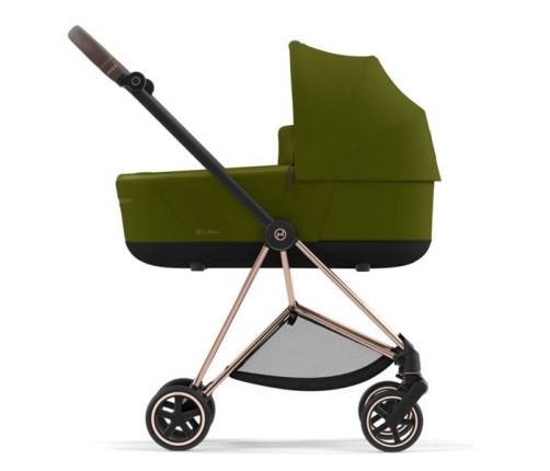 Cybex Mios Khaki Green + Rose gold Frame Bērnu Ratiņi 2in1