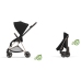 Cybex Mios Lux Conscious Onyx Black Eco Pastaigu Bloks