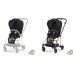 Cybex Mios Lux Conscious Onyx Black Eco Pastaigu Bloks