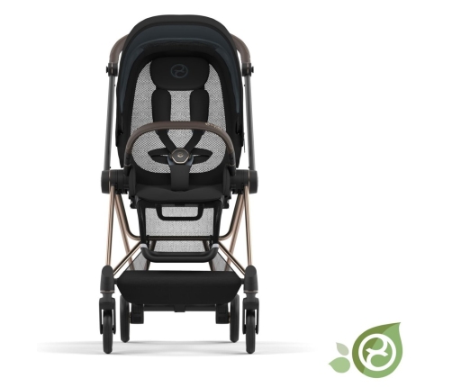 Cybex Mios Lux Conscious Onyx Black Eco Pastaigu Bloks