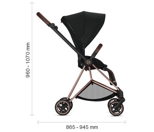 Cybex Mios Manhattan Grey Pastaigu Bloks