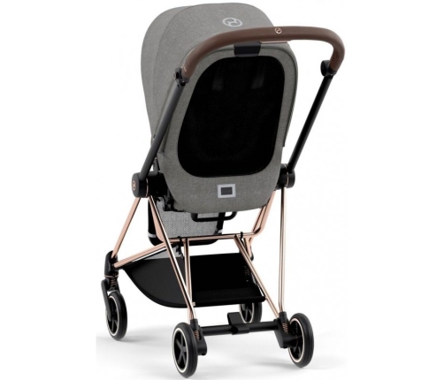 Cybex Mios Manhattan Grey Plus + Chrome Brown Frame Прогулочная Коляска