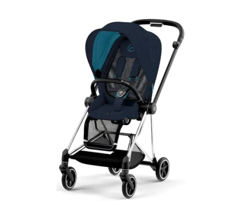 Cybex Mios Midnight Blue Plus + Chrome Black Frame Sporta rati