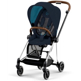 Cybex Mios Midnight Blue Plus + Chrome Brown Frame Прогулочная Коляска