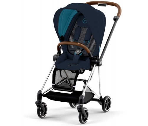 Cybex Mios Midnight Blue Plus + Chrome Brown Frame Прогулочная Коляска