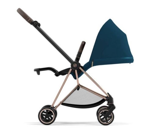 Cybex Mios Mountain Bluen + Rose gold Frame Bērnu Ratiņi 2in1