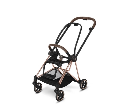 Cybex Mios Mustard Yellow + Rose Gold Bērnu Ratiņi 2in1