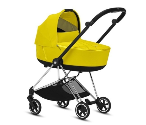 Cybex Mios Mustard Yellow + Chrome Black Frame Bērnu Ratiņi 2in1