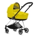 Cybex Mios Mustard Yellow + Chrome Black Frame Bērnu Ratiņi 2in1