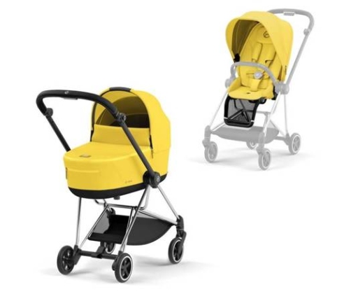 Cybex Mios Mustard Yellow + Chrome Black Frame Детская Коляска 2in1