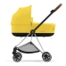 Cybex Mios Mustard Yellow + Chrome Brown Frame Bērnu Ratiņi 2in1