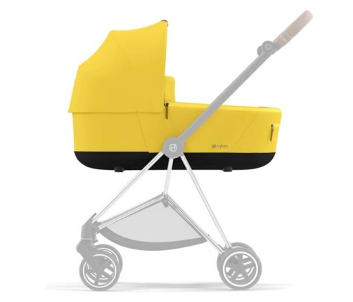 Cybex Mios Mustard Yellow + Chrome Brown Frame Bērnu Ratiņi 2in1