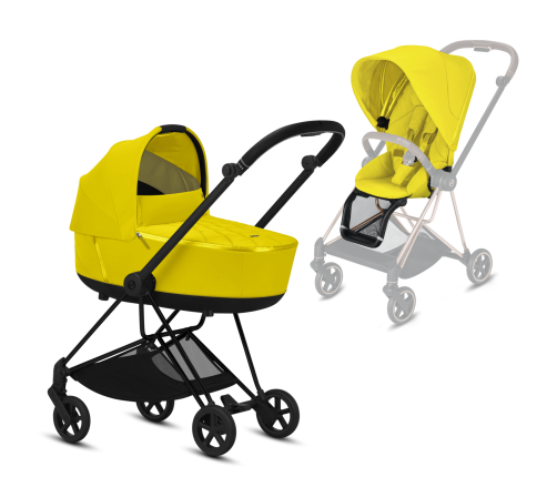 Cybex Mios Mustard Yellow + Matt Black Frame Детская Коляска 2in1