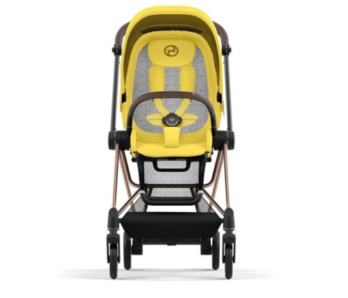 Cybex Mios Mustard Yellow + Rose gold Frame Детская Коляска 2in1