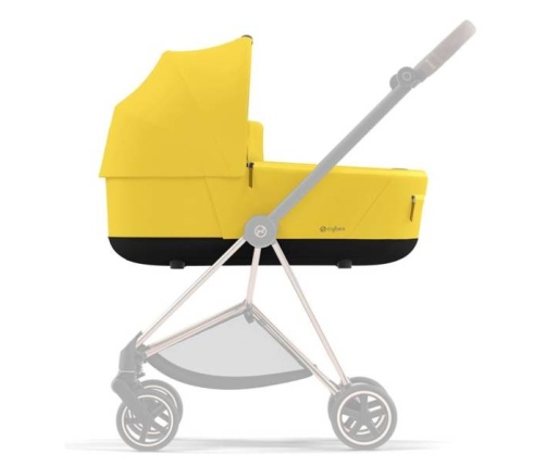 Cybex Mios Mustard Yellow + Rose gold Frame Bērnu Ratiņi 2in1