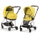 Cybex Mios Mustard Yellow + Rose gold Frame Bērnu Ratiņi 2in1