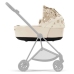 Cybex Mios Nude Beige Simply Flowers + Chrome Black Frame Bērnu Ratiņi 2in1