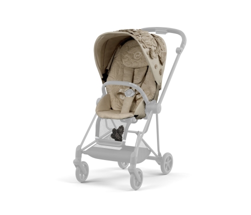 Cybex Mios Nude Beige Simply Flowers + Chrome Black Frame Прогулочная Коляска