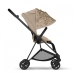 Cybex Mios Nude Beige Simply Flowers + Chrome Black Frame Прогулочная Коляска