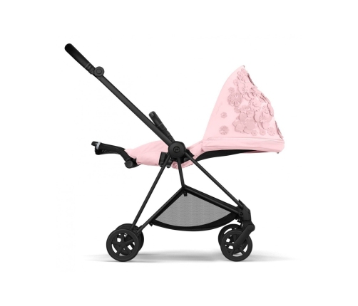 Cybex Mios Pale Blush Simply Flowers + Chrome Black Frame Прогулочная Коляска