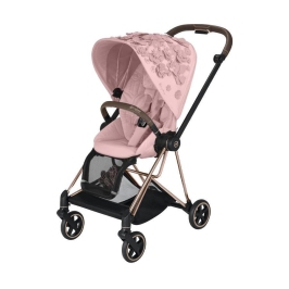 Cybex Mios Pale Blush Simply Flowers + Rose Gold Frame Прогулочная Коляска