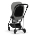 Cybex Mios Soho Grey + Chrome Black Frame Bērnu Ratiņi 2in1