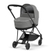 Cybex Mios Soho Grey + Chrome Black Frame Bērnu Ratiņi 2in1