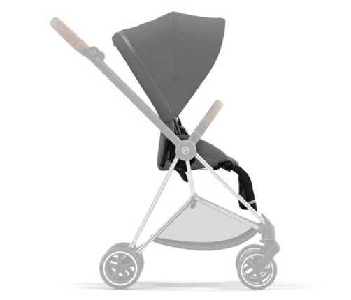 Cybex Mios Soho Grey + Chrome Brown Frame Детская Коляска 2in1