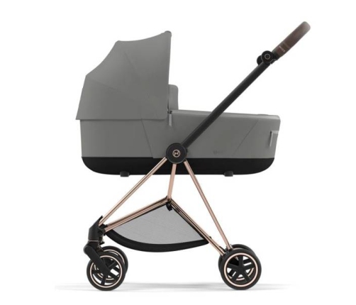 Cybex Mios Soho Grey + Rose gold Frame Bērnu Ratiņi 2in1