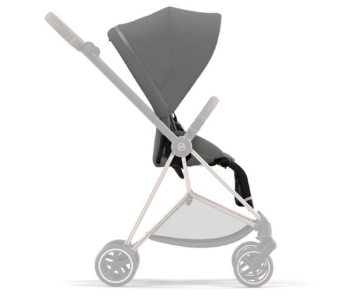 Cybex Mios Soho Grey + Rose gold Frame Bērnu Ratiņi 2in1