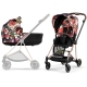 Cybex Mios Spring Blossom Dark + Rose gold Frame Bērnu Ratiņi 2in1