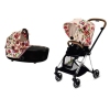 Cybex Mios Spring Blossom Light + Chrome Brown Frame Bērnu Ratiņi 2in1