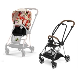 Cybex Mios Spring Blossom Light + Chrome Brown Frame Прогулочная Коляска